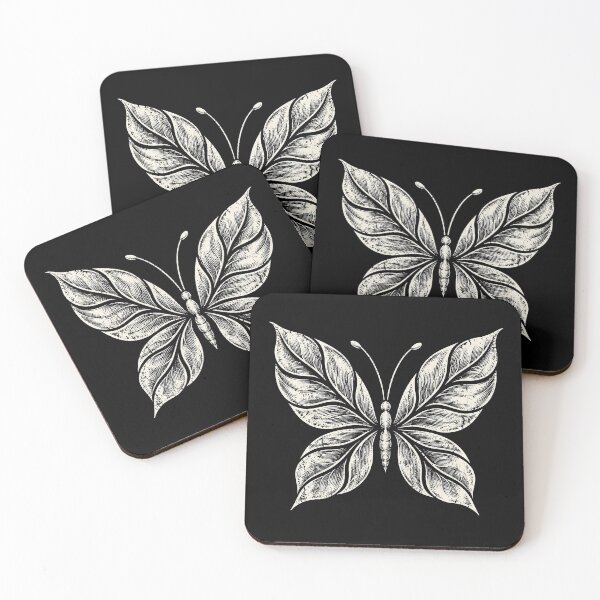 Item preview, Vintage Butterfly Botanical Leaf Wings Nature Illustration designed and sold by Kladhadredo.