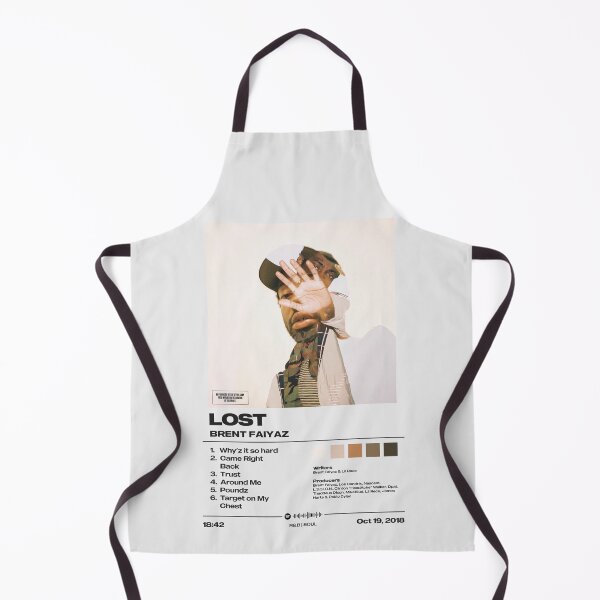 Item preview, Lost by Brent Faiyaz - Minimalist Tracklist Art designed and sold by FourthWall Prints.