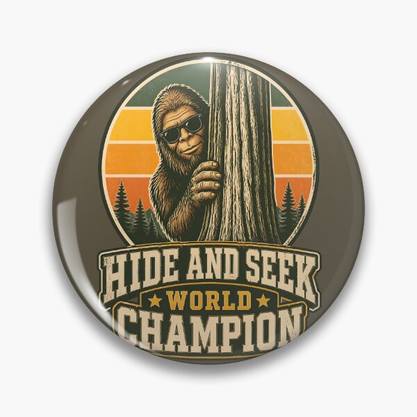 Item preview, Hide and Seek World Champion Bigfoot Retro designed and sold by MagicTheDog.