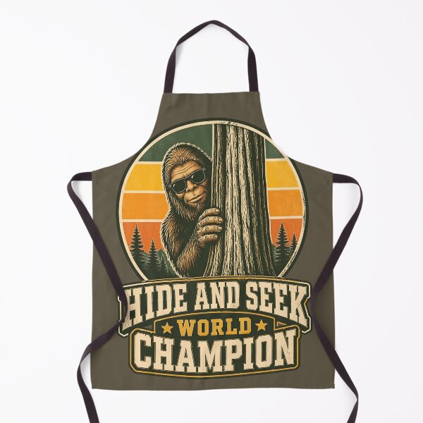 Item preview, Hide and Seek World Champion Bigfoot Retro designed and sold by MagicTheDog.