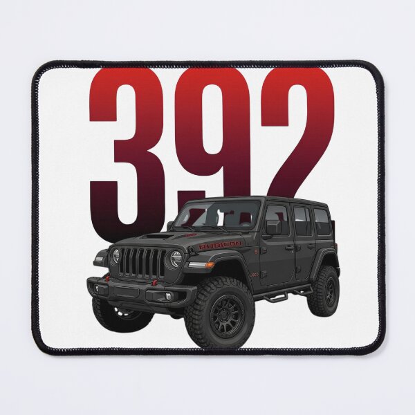 Item preview, Jeep Wrangler Rubicon 392 V8 Off-Road Black 4x4 SUV Art designed and sold by Motorline44.