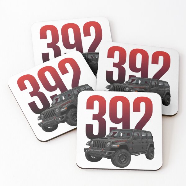 Item preview, Jeep Wrangler Rubicon 392 V8 Off-Road Black 4x4 SUV Art designed and sold by Motorline44.