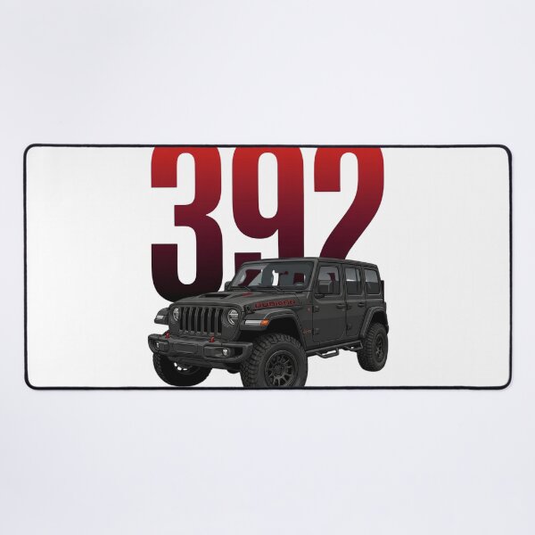 Artikelvorschau, Jeep Wrangler Rubicon 392 V8 Offroad Schwarz 4x4 SUV Art entworfen und verkauft von Motorline44.