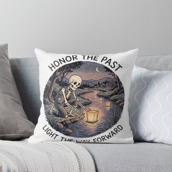 Item preview, Honor The Past Light The Way Forward Skeleton designed and sold by MisteryDesigner.