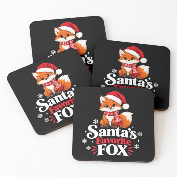 Item preview, Santa’s Favorite Fox Christmas Cute Fox Holiday designed and sold by mraihan.