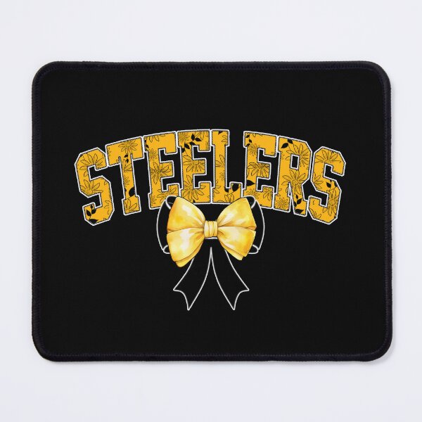 Item preview, Steelers Floral Coquette Bow Football Fan Spirit designed and sold by RockTheFeal.