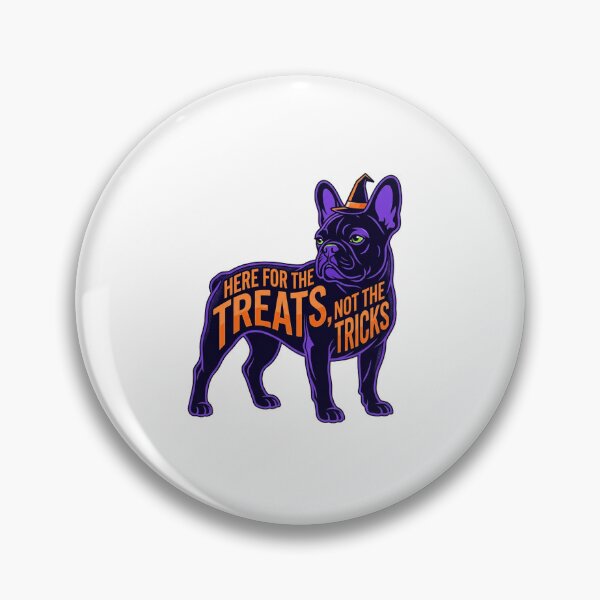 Item preview, French Bulldog Sarcastic Halloween Treat Vector Design designed and sold by CanineVibe.