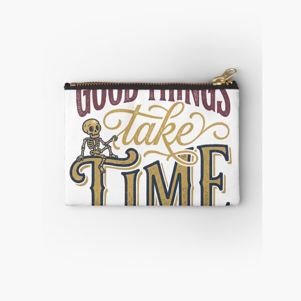 Item preview, Good Things Take Time Vintage Skeleton Graphic designed and sold by MisteryDesigner.