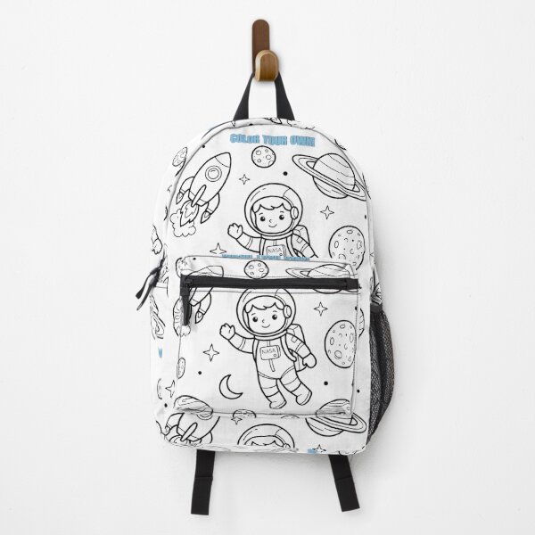Item preview, Color Your Own Space Astronaut Cute DIY Sticker Pack designed and sold by SmartPuns.