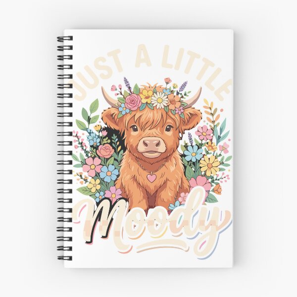 Item preview, Just A Little Moody Highland Cow Farm Animal Lover designed and sold by SofiBlair.