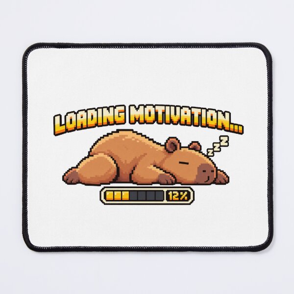 Item preview, Capybara Pixel Art: Loading Motivation designed and sold by CircinusStore.