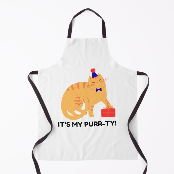 Item preview, Party Cat with Gift - Cute Birthday Cat Illustration designed and sold by walbayzon.