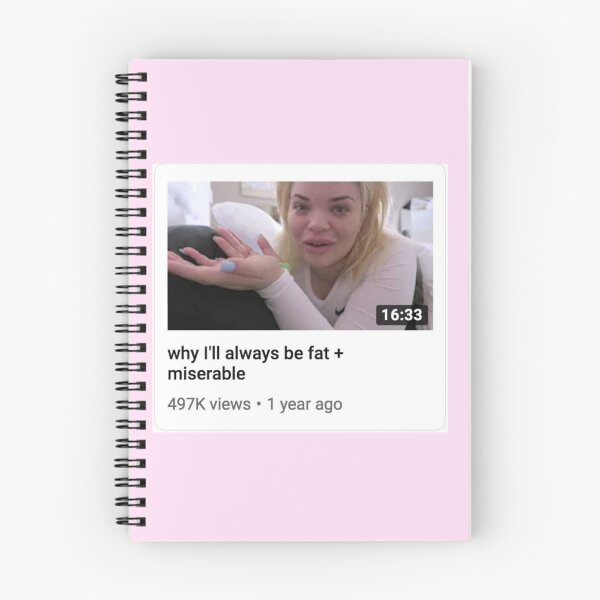 Item preview, Trisha Paytas why I'll always be fat + miserable meme designed and sold by dandelionzone.
