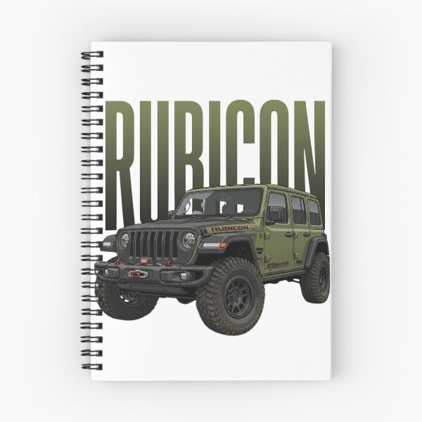 Artikelvorschau, Jeep Wrangler Rubicon 4x4 Offroad Militärgrün SUV Kunst entworfen und verkauft von Motorline44.