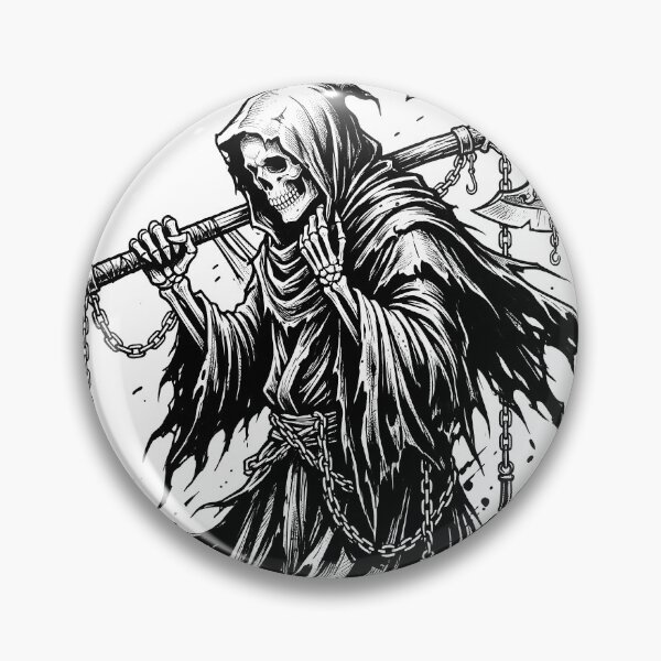 Item preview, Skeleton Executioner Holding a Large Double-Bladed Axe with Both Hands designed and sold by MisteryDesigner.
