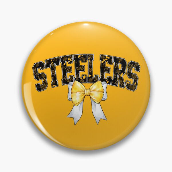 Item preview, Steelers Floral Coquette Bow Football Fan Spirit designed and sold by RockTheFeal.