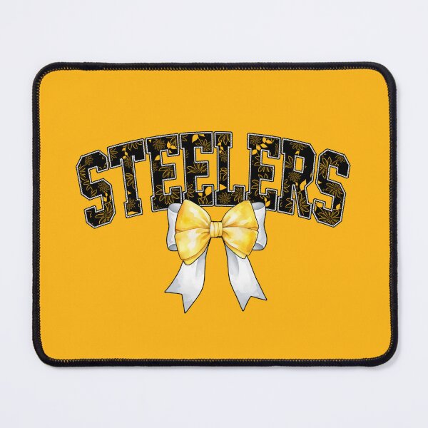 Item preview, Steelers Floral Coquette Bow Football Fan Spirit designed and sold by RockTheFeal.