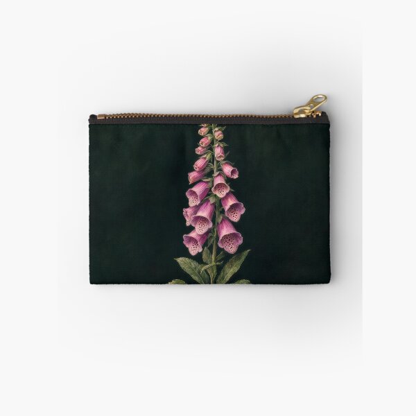 Item preview, Foxglove Dark Botanical Illustration | Moody Floral Wall Art designed and sold by FixationStudio.