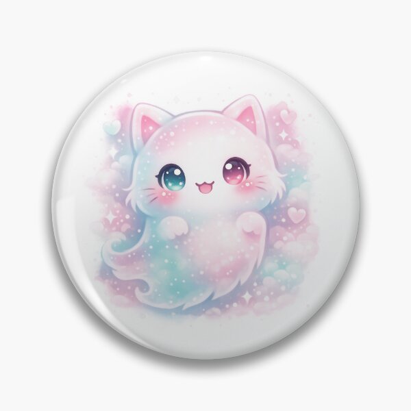 Item preview, Kawaii Pastel Fantasy Cat with Sparkling Eyes designed and sold by Sommium .