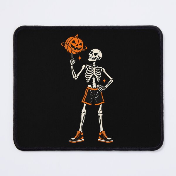 Item preview, Skeleton Basketball Player Halloween Pumpkin Sports designed and sold by Kladhadredo.