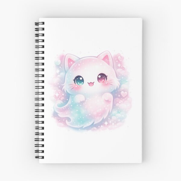 Item preview, Kawaii Pastel Fantasy Cat with Sparkling Eyes designed and sold by Sommium .