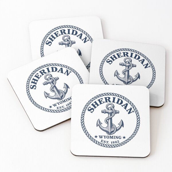 Item preview, Sheridan Wyoming Vintage Boat Anchor Nautical Graphic designed and sold by Whirx.