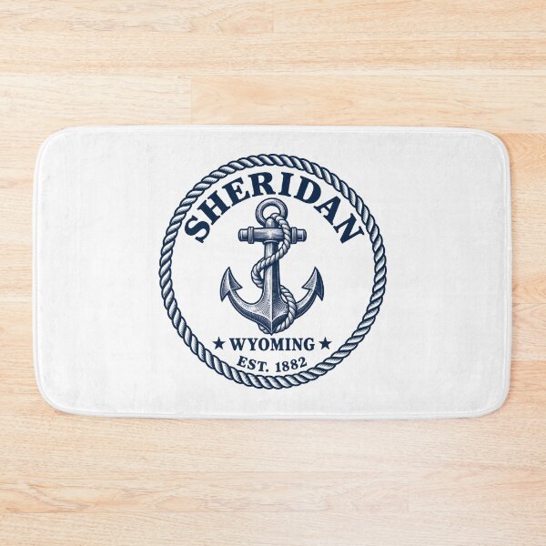 Item preview, Sheridan Wyoming Vintage Boat Anchor Nautical Graphic designed and sold by Whirx.
