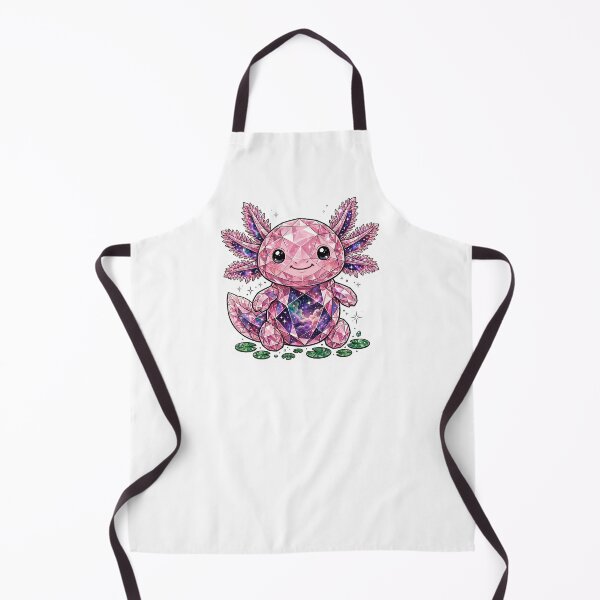Item preview, Axolotl Crystal Sticker - Pink Galaxy Axolotl designed and sold by FineLineBotanical .