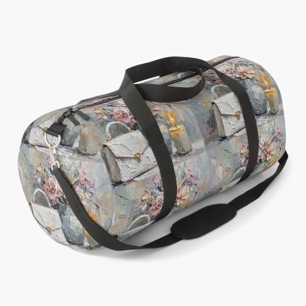 Item preview, White purse floral  designed and sold by Tonyasartprints.