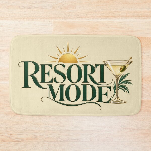 Item preview, Resort Mode Luxury Vacation Martini designed and sold by AndyGordon125.