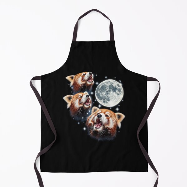Item preview, Three Red Panda Moon | 3 Moon Forest Bamboo Howling Bear designed and sold by Kladhadredo.