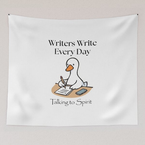 Item preview, Writers Write Every Day - So says the Goose designed and sold by TalkingToSpirit.