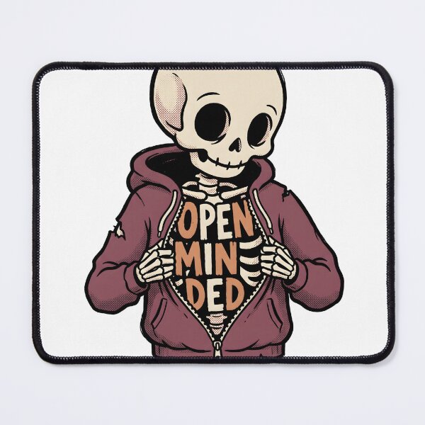 Item preview, Cartoon Skeleton Pulling Open a Zipper Running Down the Center of Its Torso designed and sold by MisteryDesigner.