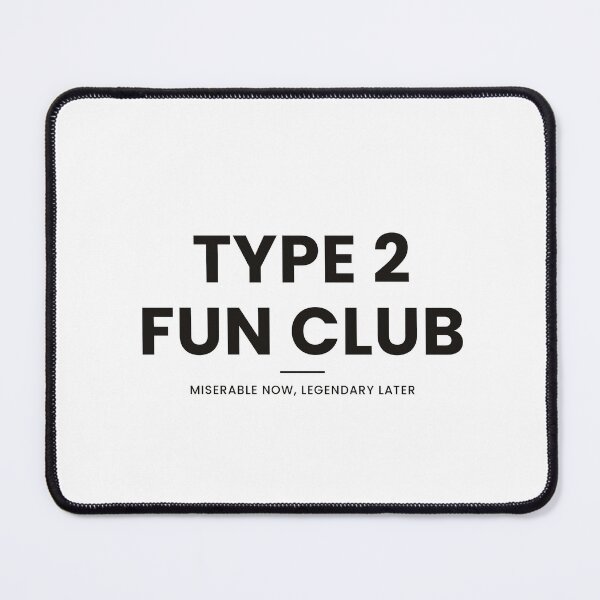 Item preview, Type 2 Fun Club Trail Running T-Shirt designed and sold by Type2SupplyCo.