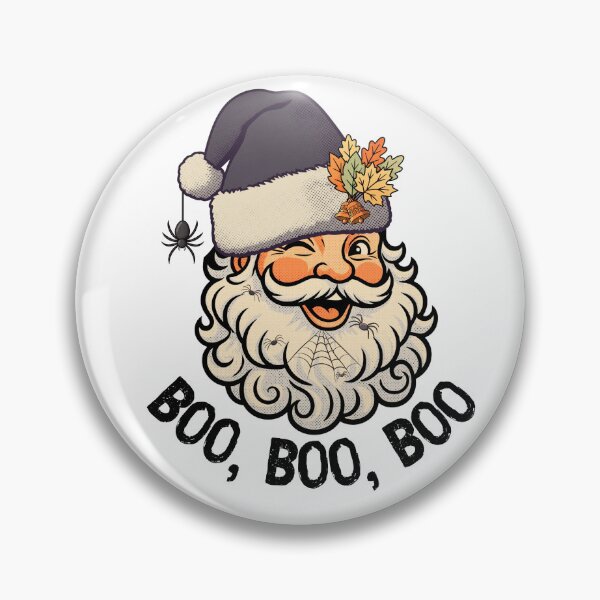 Item preview, Vintage Halloween Santa | Boo Boo Boo Spooky Christmas Ho Ho Ho | Word Edition designed and sold by SunandShade.