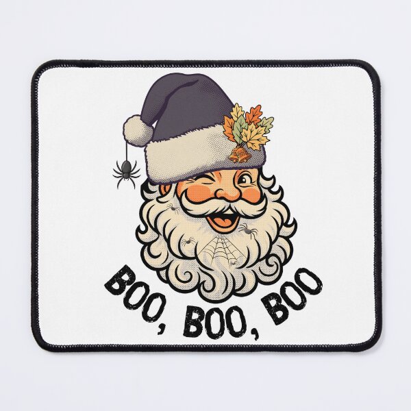 Item preview, Vintage Halloween Santa | Boo Boo Boo Spooky Christmas Ho Ho Ho | Word Edition designed and sold by SunandShade.