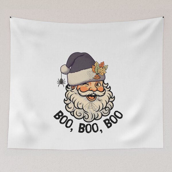 Item preview, Vintage Halloween Santa | Boo Boo Boo Spooky Christmas Ho Ho Ho | Word Edition designed and sold by SunandShade.