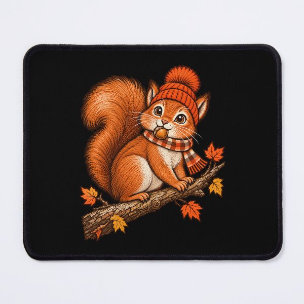 Item preview, Cute Squirrel Autumn Fall Acorn Cozy Season designed and sold by Kladhadredo.