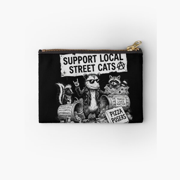 Artikelvorschau, Support Local Street Cats Raccoon Opossum Skun entworfen und verkauft von w66aboo.