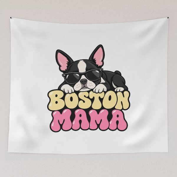 Item preview, Boston Mama Cute Cool Dog Owner Boston Terrier Graphic designed and sold by Whirx.