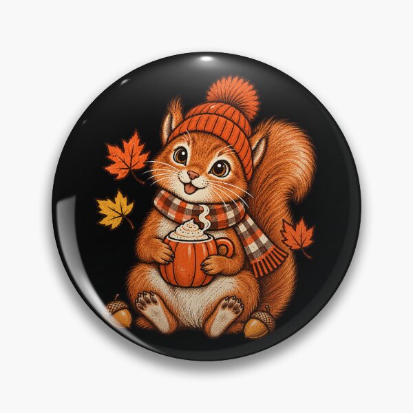 Item preview, Cute Squirrel Pumpkin Spice Cozy Fall Autumn designed and sold by Kladhadredo.