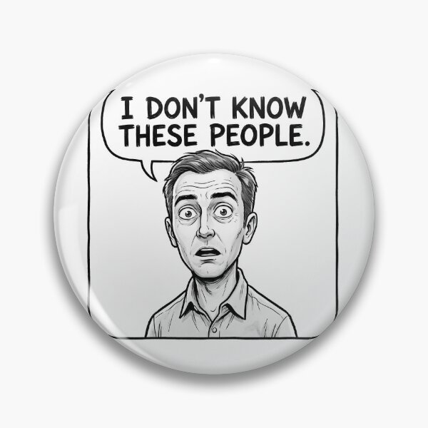 Item preview, I Don't Know These People-Confused Character designed and sold by ThreadRiotTees.