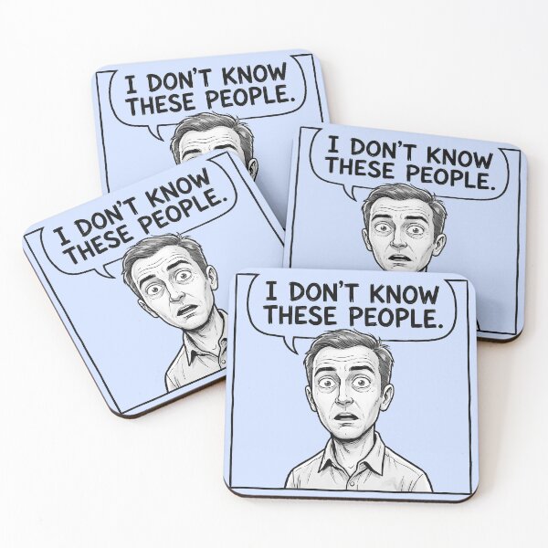 Item preview, I Don't Know These People-Confused Character designed and sold by ThreadRiotTees.