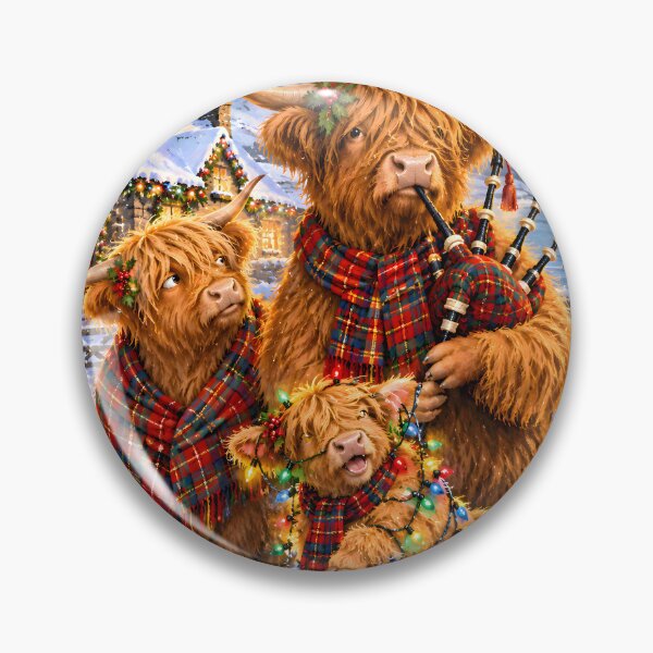Item preview, Highland Cow Christmas Fun designed and sold by Sybille-Yates.