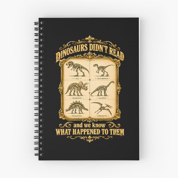 Item preview, Dinosaurs Didn't Read Skeleton Fossil Teacher Graphic designed and sold by Whirx.