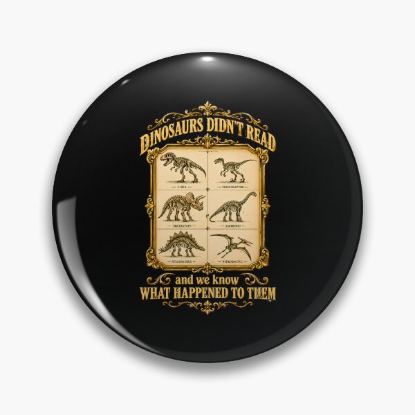 Item preview, Dinosaurs Didn't Read Skeleton Fossil Teacher Graphic designed and sold by Whirx.