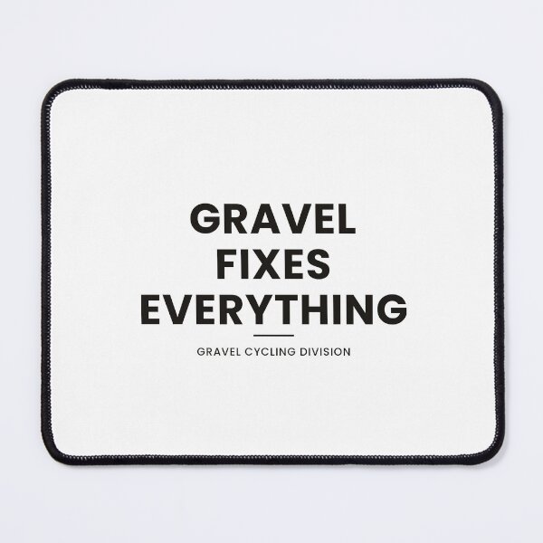 Item preview, Gravel Fixes Everything Shirt — Funny Gravel Cyclist Gift designed and sold by Type2SupplyCo.
