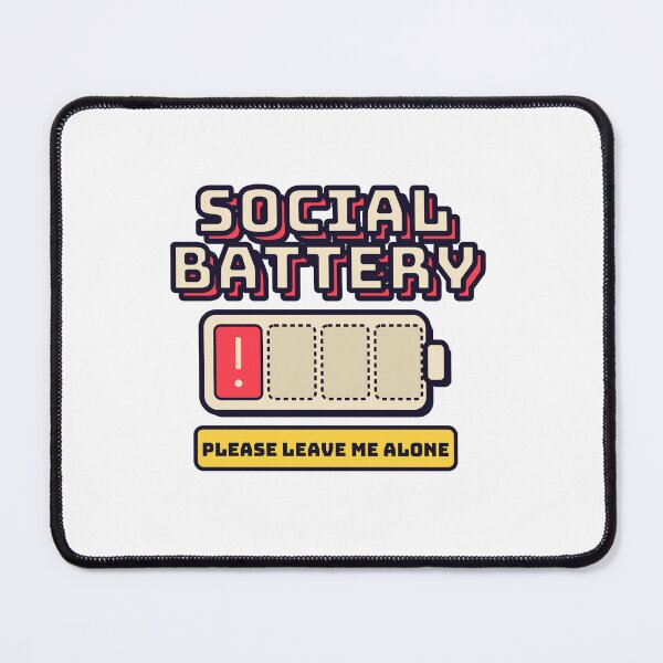 Item preview, Social Battery designed and sold by Stupid Shirts.
