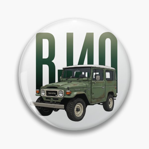 Item preview, Toyota Land Cruiser BJ40 Classic 4x4 Vintage Olive Green SUV Art designed and sold by Motorline44.
