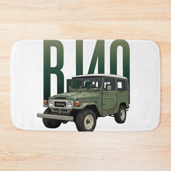 Item preview, Toyota Land Cruiser BJ40 Classic 4x4 Vintage Olive Green SUV Art designed and sold by Motorline44.